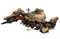 Desert - Monster Camp 02 3D model