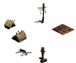 Desert - Monster Camp Accessories 3D model