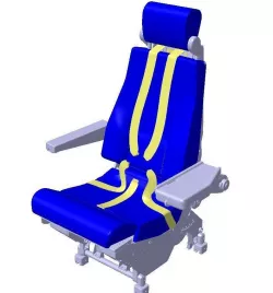 Detailed Pilot Seat   3D model
