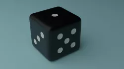 Dice Set Low-poly 3D model
