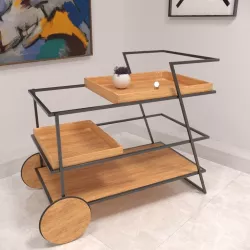 Dinner wheel barrow Carrinho Francisco By Joao Moizes 3D model