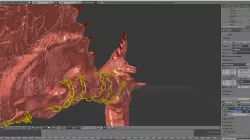 Dog Demon Muscle Character 3D model