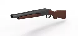 Double Barreled Shotgun Boomstick from The Evil Dead 3D model