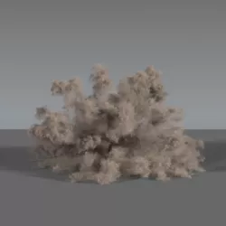 Dust Explosion 01 - VDB 3D model