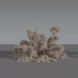 Dust Explosion 02 - VDB 3D model