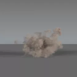 Dust Explosion 03 - VDB 3D model