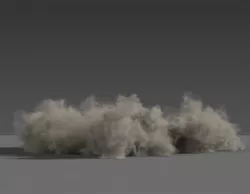Dust wave Explosion 03 VDB 3D model