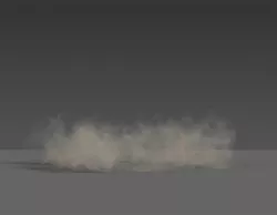 Dust wave Explosion 04 VDB 3D model