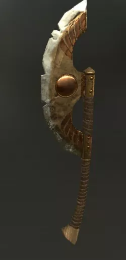 Egyptian Large Battle Axe Low-poly 3D model