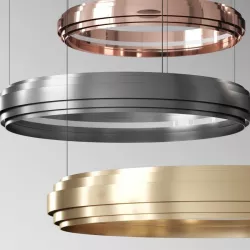 Empire I black by JSPR Jasper van Grootel Pendant lamp 3D model