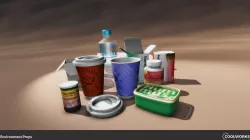 Environment Props Low-poly 3D model