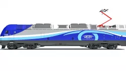 Exo ALP-45DP Locomotive Train 3D model
