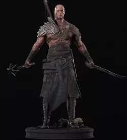 Exotic Warrior Mercenary  Low-poly 3D model