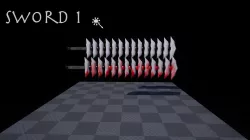 FANTASY SWORDS Low-poly 3D model