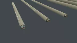 Fluorescent Lamps Low-poly 3D model