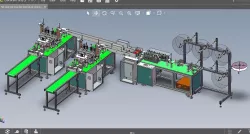 fully automatic - face mask machine 6 3D model