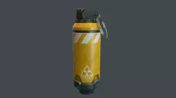 futuristic granade  Low-poly 3D model
