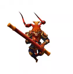 Game animated characters - Sun Da Sheng 3D model