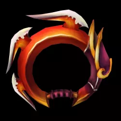 Game characters weapons - wrapped wire ring 10 3D model