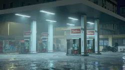 Gas Station Theme Environment 3D model