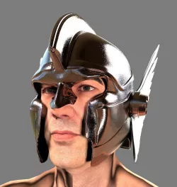 Greek Hermes Helmet Package  3D model