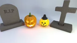 Halloween Mini Pack 3D model