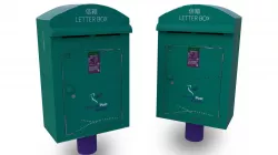 Hong Kong Letter Box low poly 3D model Low-poly 3D model