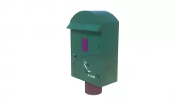 Hong Kong Postbox 3D model
