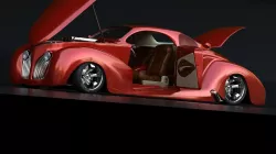 hotrod ford 1937 coupe 3D model