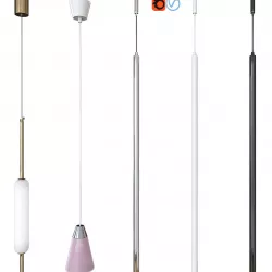 Ideal Lux ULTRATHIN  RESTAD  TYPHA 3D model