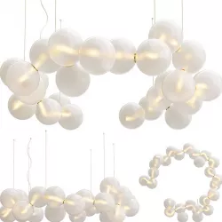 Illuminations chandelier babble 3D model
