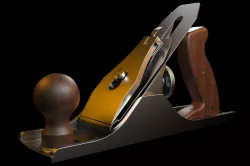 jointer plane Low-poly 3D model