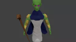 Kami Sama Low-poly 3D model