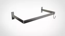 kitchen or bathroom stainlless steel hanger 800cm x 400cm 3D model
