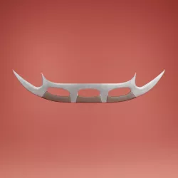 Klingon Batleth low poly Low-poly 3D model