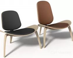 lounge Carl Hansen 3D model