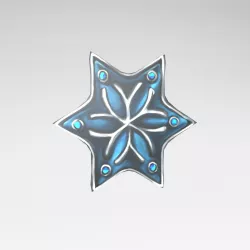 Low poly Shield 008 Low-poly 3D model
