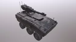 Low Poly Tank Low-poly 3D model