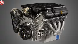 LT1 Engine - V8 Small Block Engine 3D model