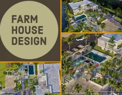 Luxury Farm house design visualization  3D model