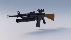 M16 rifle 3D model