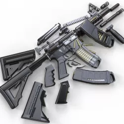 M4A1 Custom 3D model