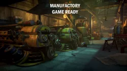 Manufactory Low-poly 3D model