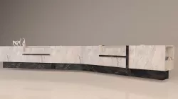 Marble Reception Counter 3D model