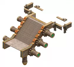 Martial - organs stairs 3D model