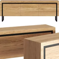 Milla and Milli Offset Sideboard 3D model