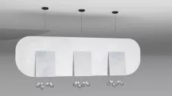 Modern lighting fixture Low-poly 3D model