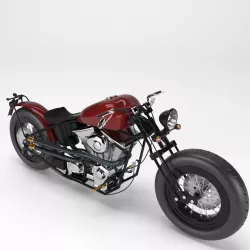 Motorcycle  Custom ZERO Engineering Type 9 3D model