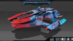 NEXTGEN - Dimitrovgrad Corvette - Class VII Low-poly 3D model