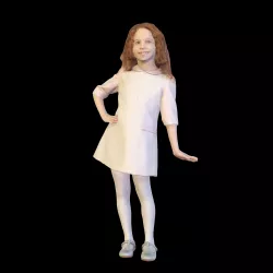 No215 - Girl Standing 3D model